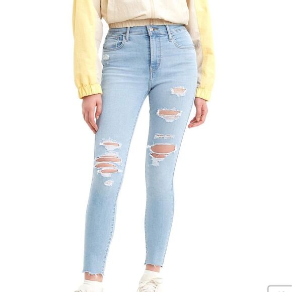 LEVI’S Distressed Skinny Jeans - Picture 1 of 7